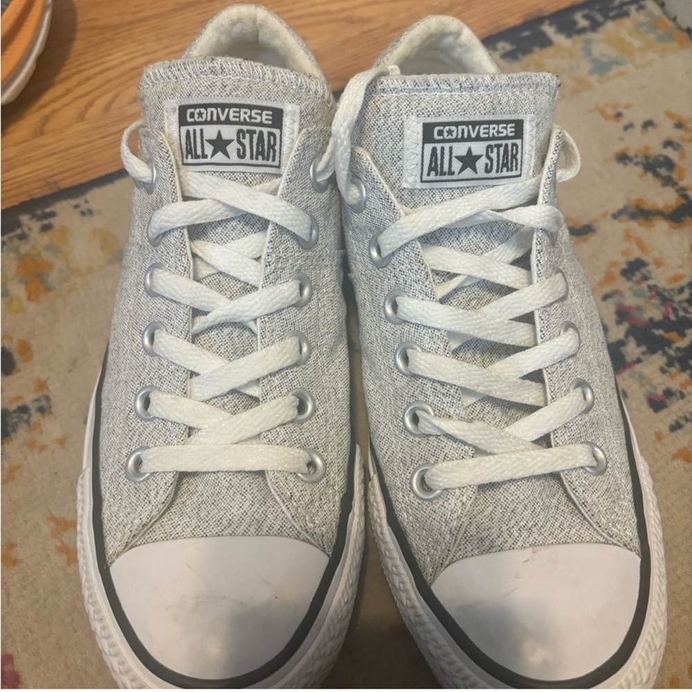Converse All Star Light Gray Canvas Shoes